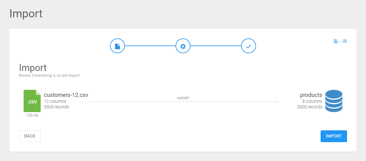 Step 3 - Import interface